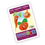 Englisch für Kinder, Lernspiel, Sprachlernspiel. Quartett. fruits, vegetables, numbers. Zum Englisch Lernen für Kinder. Sprachspiele für Englisch aus Augsburg